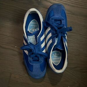 adidas Women's Royal Blue and White Sneakers